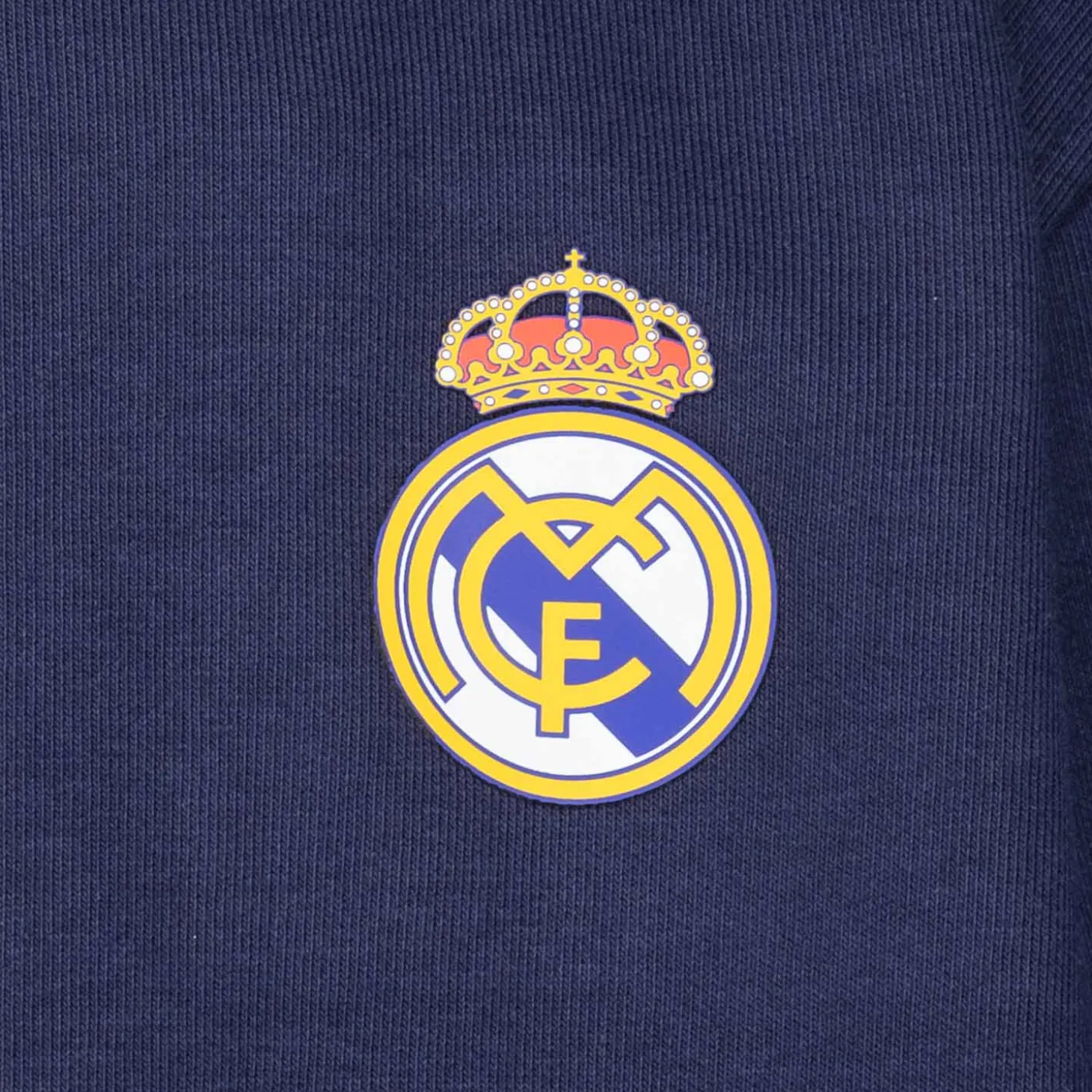 OSDM Sweatshirts^Youth ECO Essentials Real Madrid Color Crest Zip Hoodie Navy