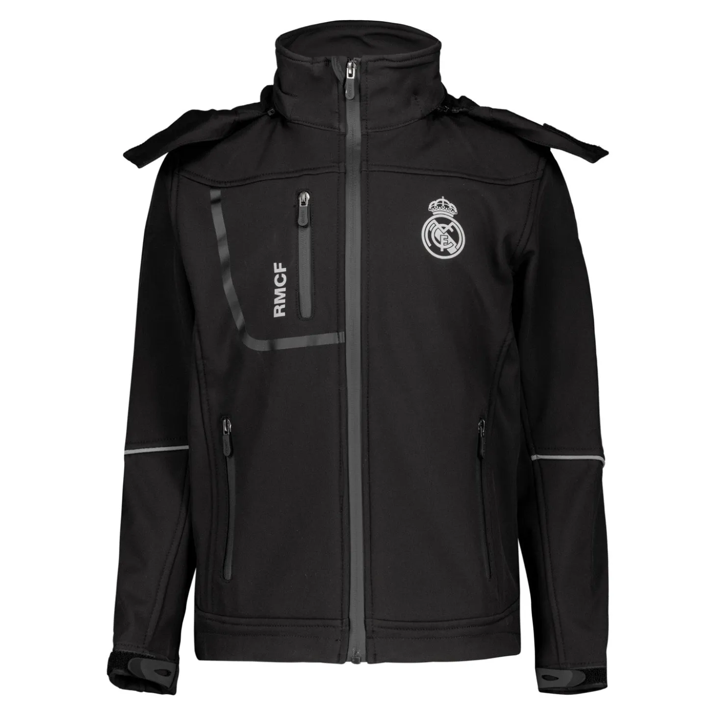 Project Rogers & JLK, S.L. Jackets^Youth Softshell Jacket Black Real Madrid