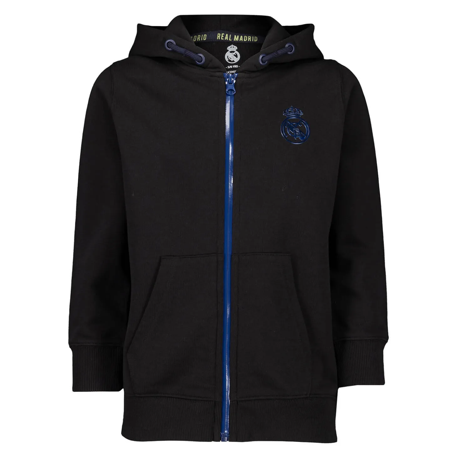 ITEX Tracksuits^Youth Tracksuit Fan Kids Ombre Zip Black Real Madrid