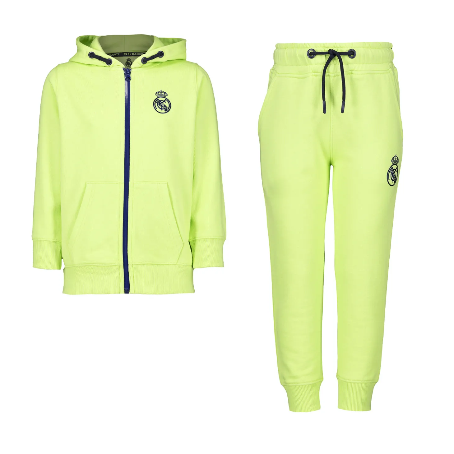 ITEX Tracksuits^Youth Tracksuit Fan Kids Ombre Zip Green Real Madrid