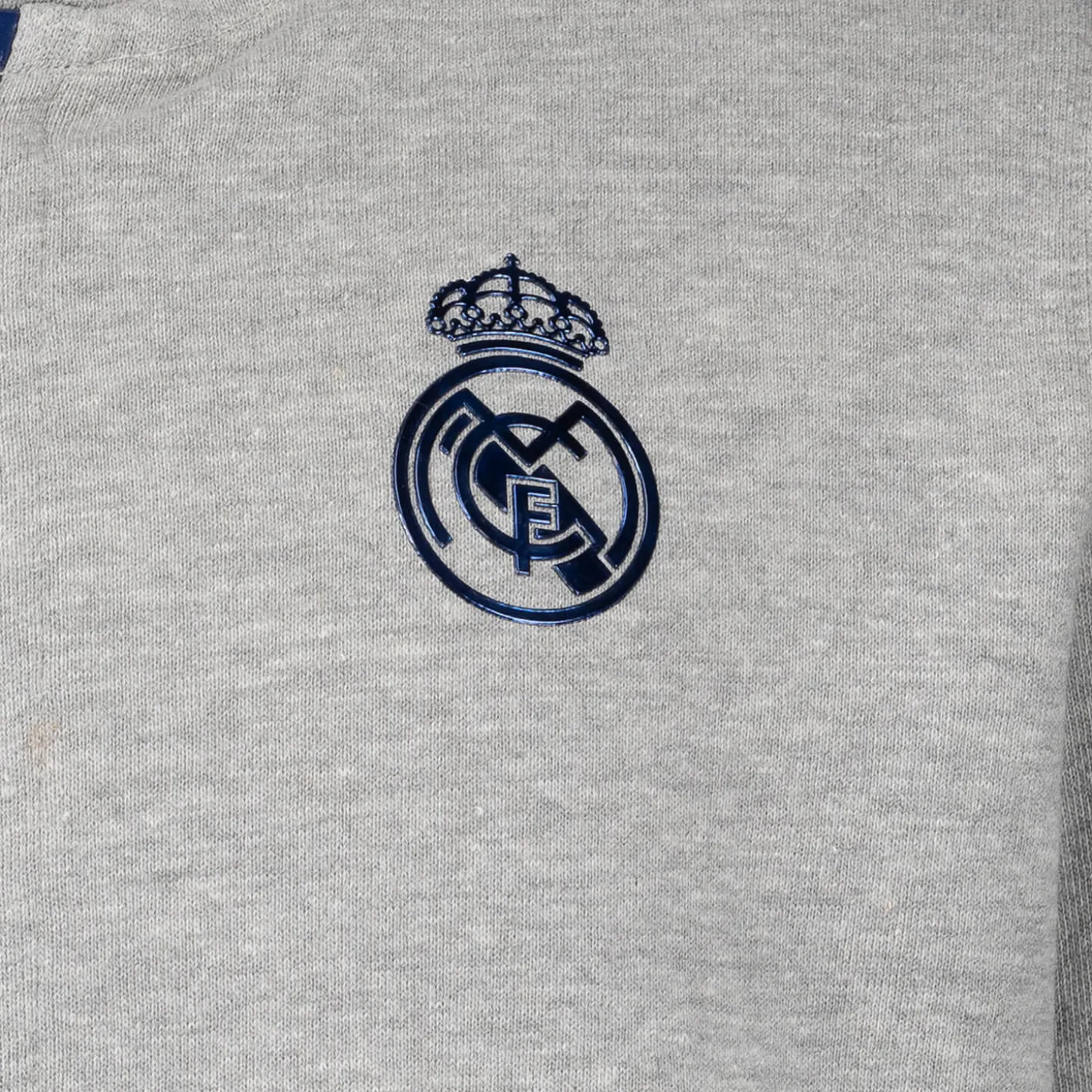 ITEX Tracksuits^Youth Tracksuit Fan Kids Ombre Zip Grey Melange Real Madrid