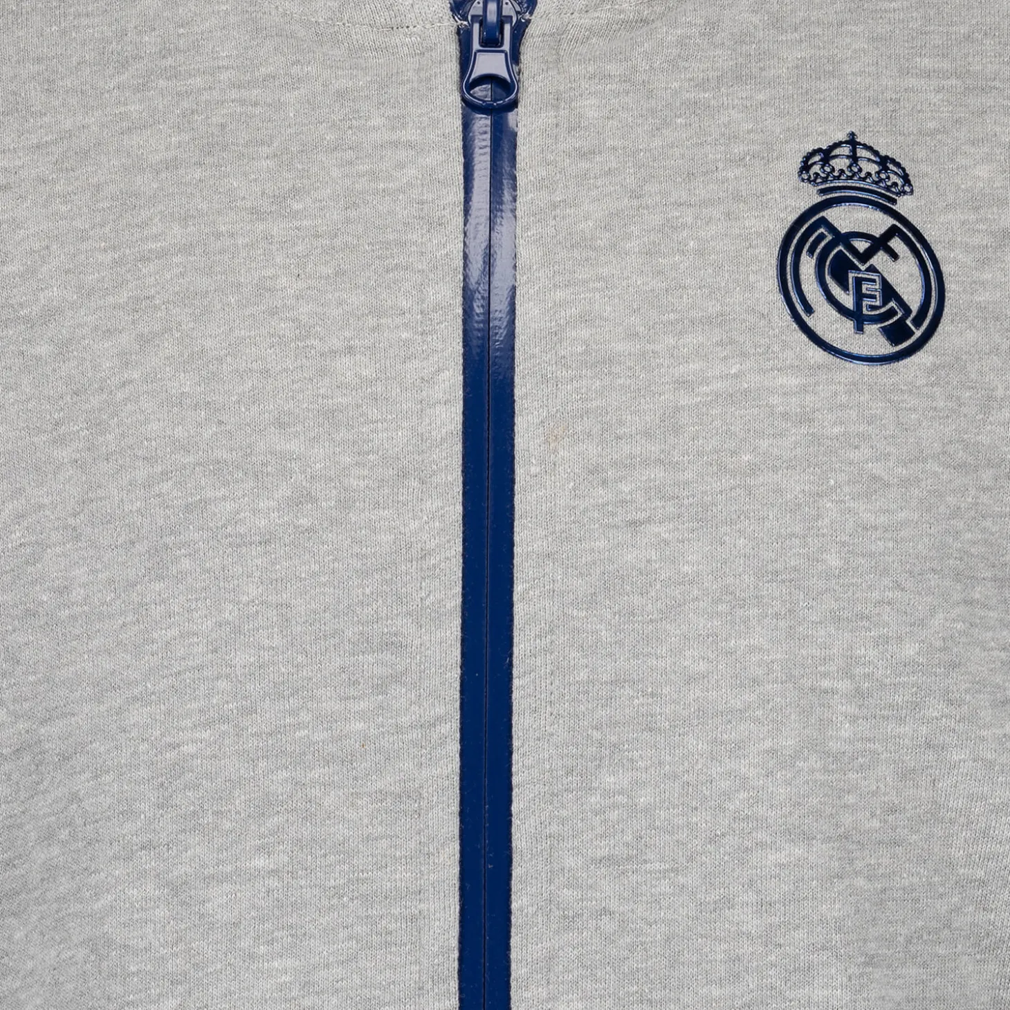 ITEX Tracksuits^Youth Tracksuit Fan Kids Ombre Zip Grey Melange Real Madrid